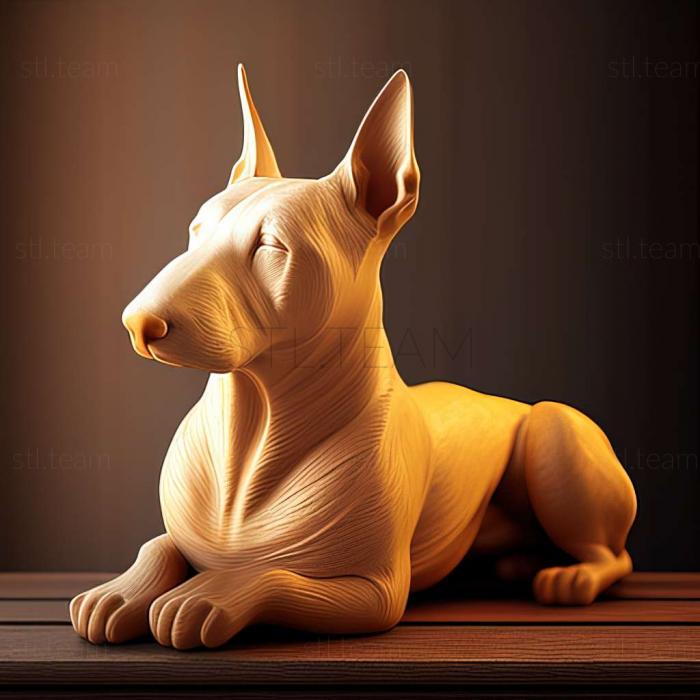 3D модель Бультерєр собака (STL)